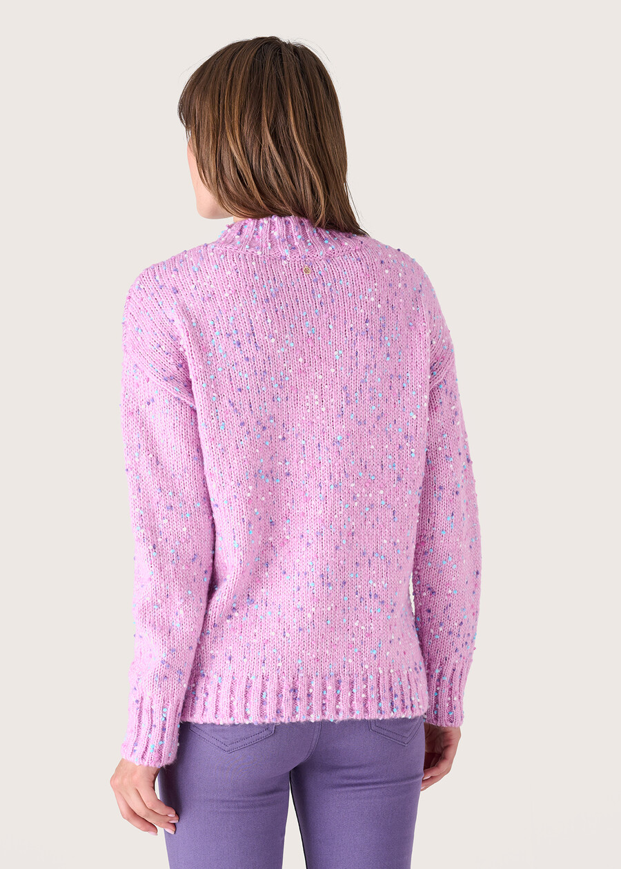 Maglia Margie effetto bouclé GIALLO PAGLIA Donna , immagine n. 3