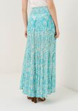 Garcia tiered long skirt AZZURO AZZURRO Woman image number 4