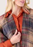 Morgana long cape BEIGE GREIGE Woman image number 2