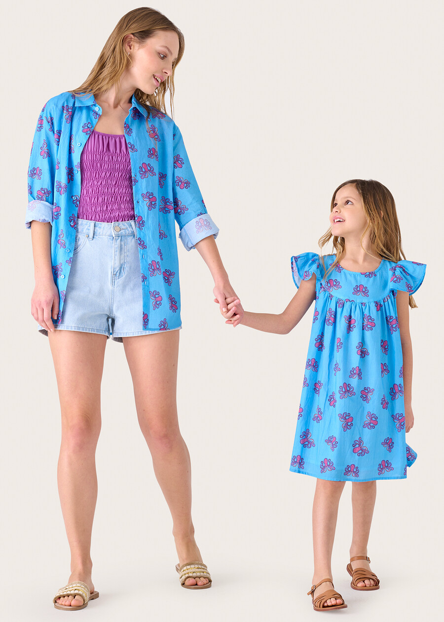 Abito Alina per bimba 100% cotone BLUE PACIFIC Donna , immagine n. 5