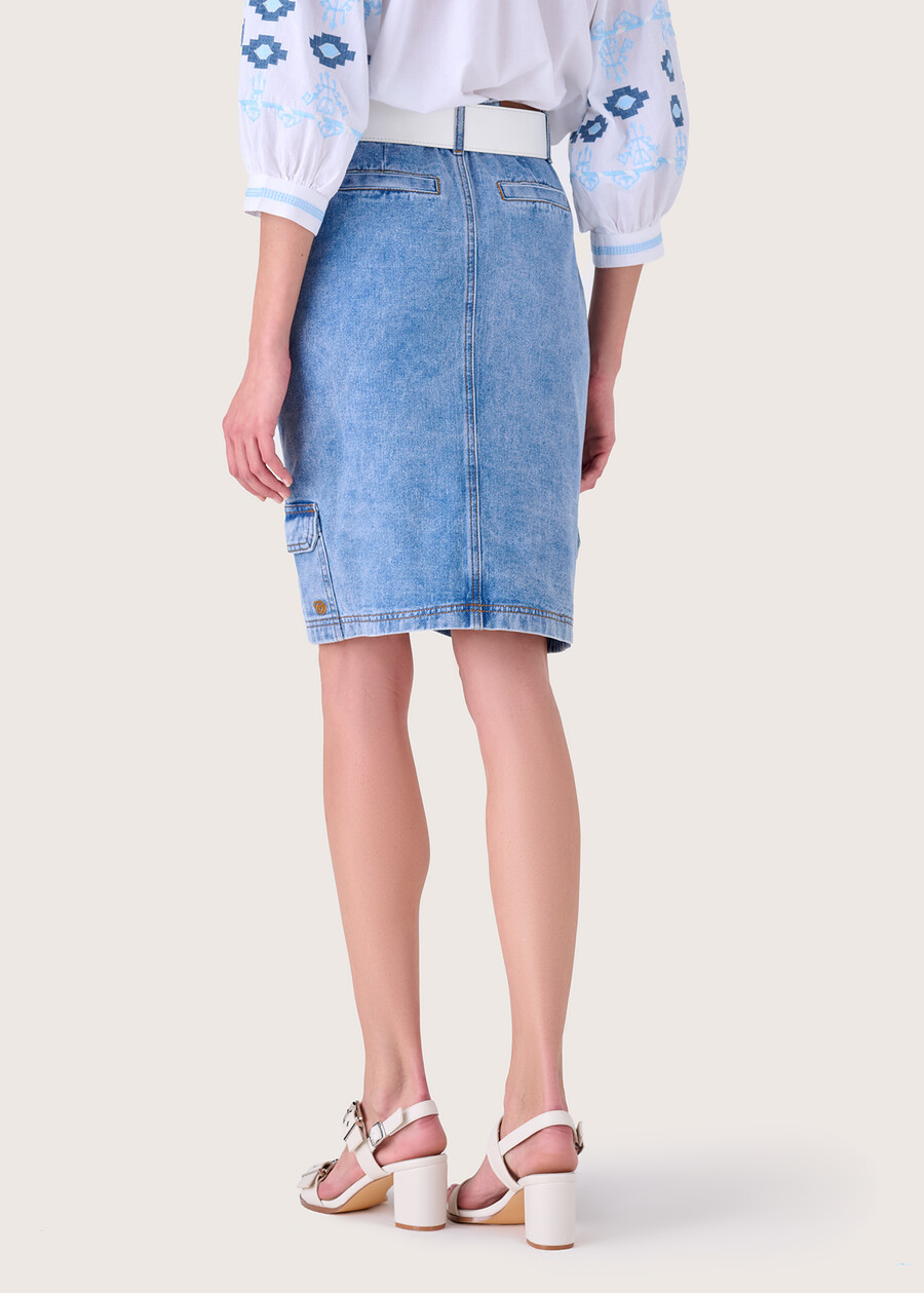 Gonna Ginny in medium denim DENI DENIM Donna , immagine n. 4