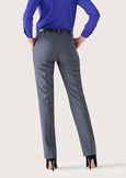 Clair polyviscose trousers GRIGIO DARKGREY Woman image number 4