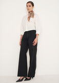 Pantalone Piero in cotone NERO BLACK Donna immagine n. 1