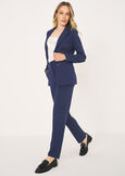 Pantalone Alice-F in screppino BLU MIDNIGHTVIOLA VINACCIA Donna immagine n. 2