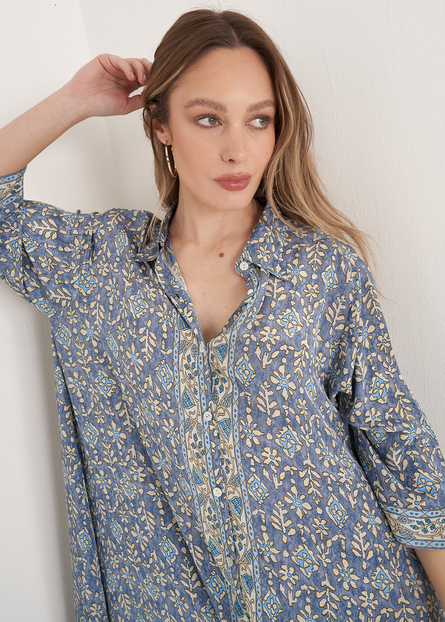 Abito Adelaide Lungo Fantasia BLU AVION Donna , immagine n. 2