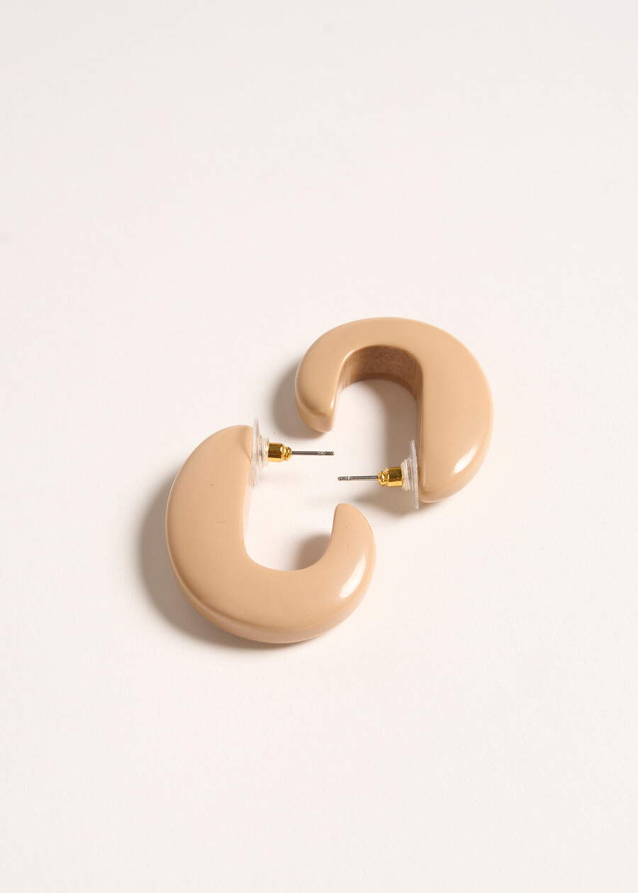 Ginger resin earrings

 BEIGE Woman , image number 2