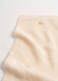 Sarym scarf with micro pearls NERO BLACKBEIGE LATTE Woman image number 3