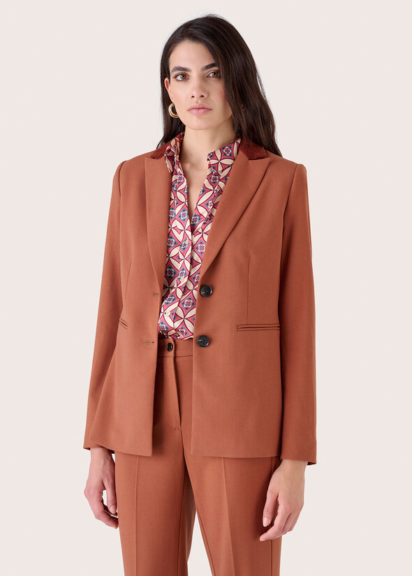 Giacca monopetto Giasmine MARRONE Donna null
