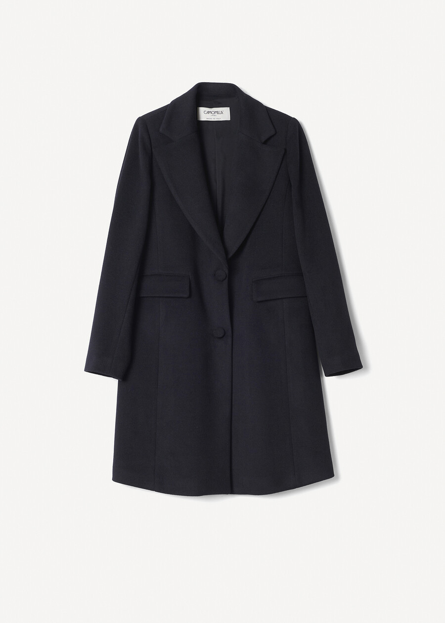 Cappotto Catrine in panno NERO BLACK Donna , immagine n. 5