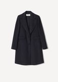 Cappotto Catrine in panno NERO BLACK Donna immagine n. 5
