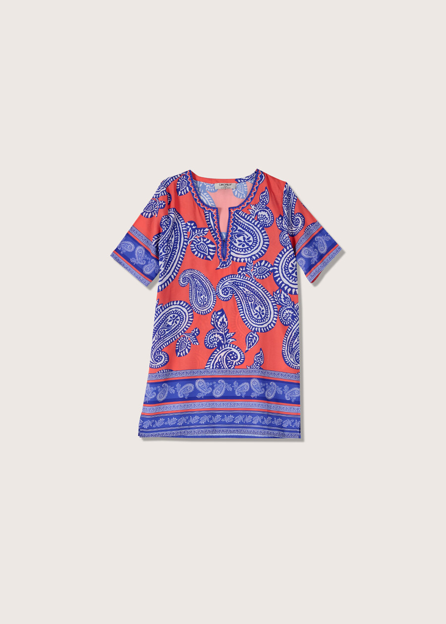 Kurta Claudet in crepe ARANCIO SUNRISE Donna , immagine n. 4