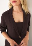 Cardigan giacca Cloe MARRONE CAFFEGRIGIO PERLA Donna immagine n. 2