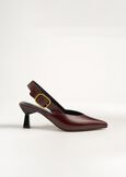 Slingback Smeralda con maxi fibbia ROSSO BORDEAUX Donna immagine n. 5