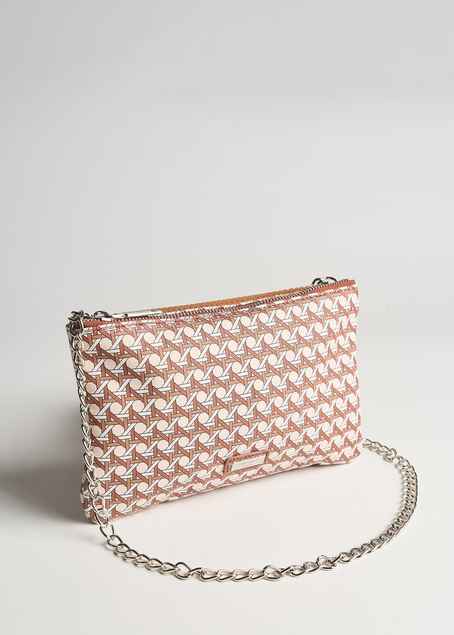 Borsa a tracolla Tonga Braided in eco pelle MARRONE PIGNA Donna , immagine n. 1