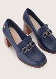 Sax eco-leather moccasin BLUE OLTREMARE  Woman image number 2
