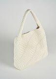 Borsa a sacca Brass in ecopelle BIANCO BURRONERO BLACK Donna immagine n. 2