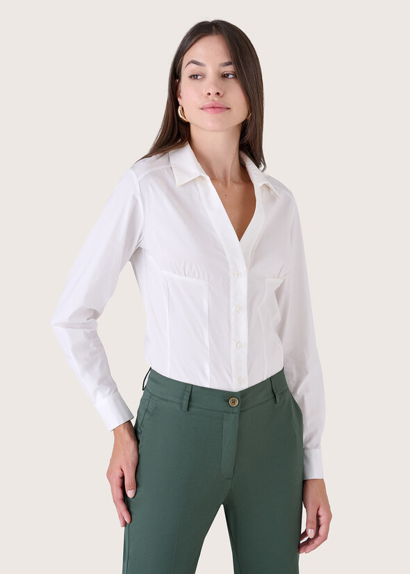 Camicia Carlett in cotone BIANCO WHITE Donna null