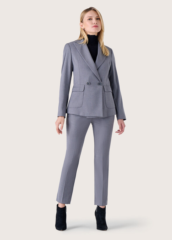 Pantalone Alice in poliviscosa GRIGIO MEDIUM GREY Donna null