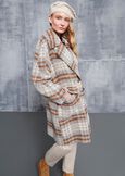 Cappotto Celine in misto lana CRAQC Donna immagine n. 1