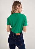 T-Shirt Sonia 100% Cotone VERDE GARDENROSA Donna immagine n. 3