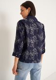 Camicia Callie con ricamo floreale BLU MIDNIGHT Donna immagine n. 3