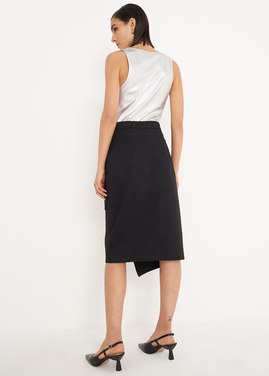 Gonna asimmetrica Giusy NERO BLACK Donna , immagine n. 4