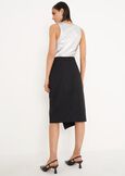 Gonna asimmetrica Giusy NERO BLACK Donna immagine n. 4