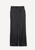 Pantaloni Pablo In Satin GRIGIO TORTORANERO BLACK Donna immagine n. 6