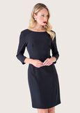 Abito Adriana in cady NERO BLACK Donna immagine n. 2