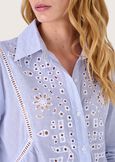 Camicia Cassy con ricami Sangallo BIANCO Donna immagine n. 2