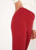 Kelly skinny Milano stitch trousers NERO BLACKROSSO Woman image number 3