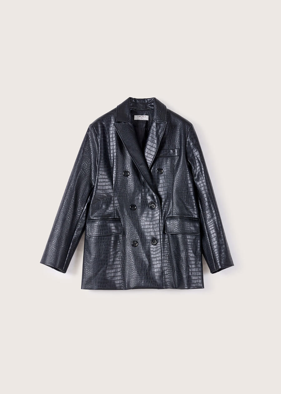 Giacca Gep in ecopelle NERO BLACK Donna , immagine n. 6
