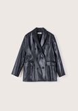 Giacca Gep in ecopelle NERO BLACK Donna immagine n. 6