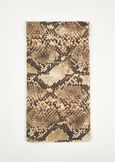 Foulard Sintia stampa pitone MARRONE TERRA Donna immagine n. 2