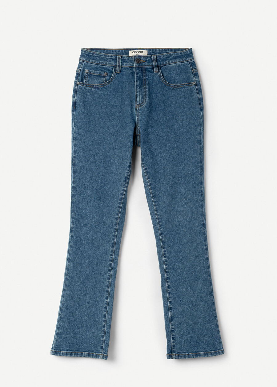 Pantalone Jacqueline in denim di cotone DENIM MEDIUM DENIM Donna , immagine n. 5