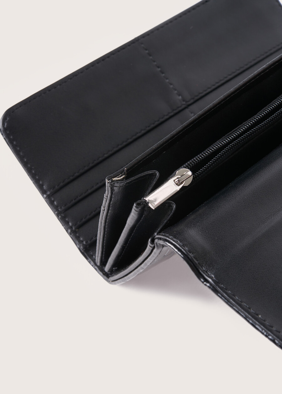 Palmer eco-leather wallet NERO BLACKROSSO PRIMITIVO Woman , image number 2
