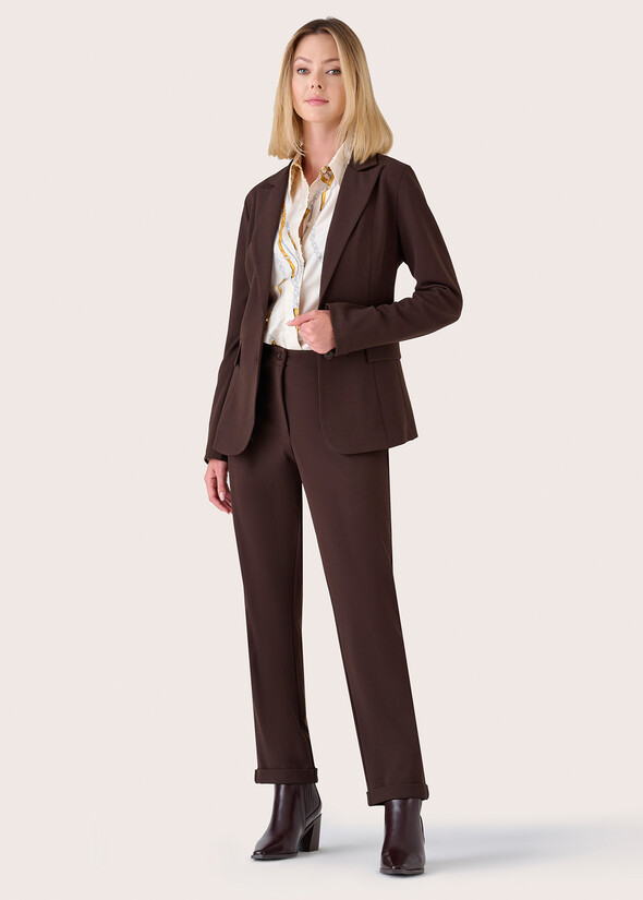 Pantalone Bella a gamba dritta MARRONE Donna null