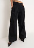 Pantalone a zampa Perteo NERO BLACK Donna immagine n. 2