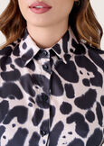 Camicia Alessia in satin NERO BLACK Donna immagine n. 3