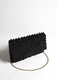 Basha crochet-look clutch bag NERO BLACKGOLD Woman image number 2
