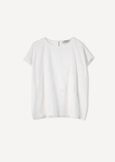 T-shirt Stella cotone e ricamo BEIGE LATTE Donna immagine n. 5