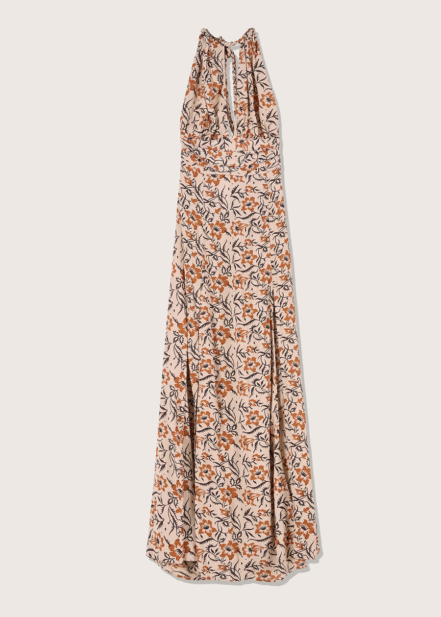 Abito lungo Abel 100% viscosa ARANCIO SUNRISE Donna , immagine n. 5