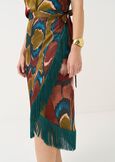 Giusy Africa print skirt VERDE Woman image number 4