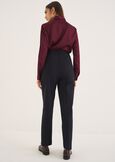 Alice-M classic trousers BLUGRIGIO TORTORA Woman image number 4