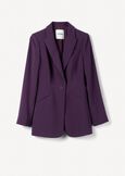 Ghil single-breasted jacket Studio VIOLA PRUGNA Woman image number 4