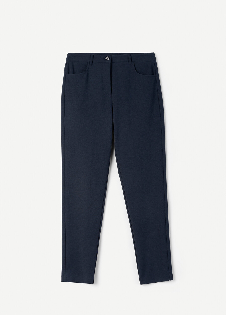 Pantalone Kate in tessuto screp ROSA QUARZOBLU AVION Donna , immagine n. 5