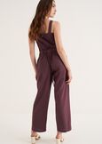 Penty linen-blend trousers
 VIOLA MELANZANABIANCO BURRO Woman image number 4