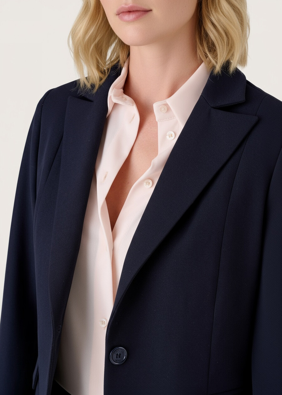 Giacca Giselle in tessuto tecnico NERO BLACKBEIGE GESSOBLU Donna , immagine n. 2