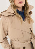 Timon hooded trench coat BEIGEBLU Woman image number 3