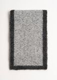 Sciarpa Sady con bordo a contrasto VIOLA PURPLEGRIGIO CENERE Donna immagine n. 2